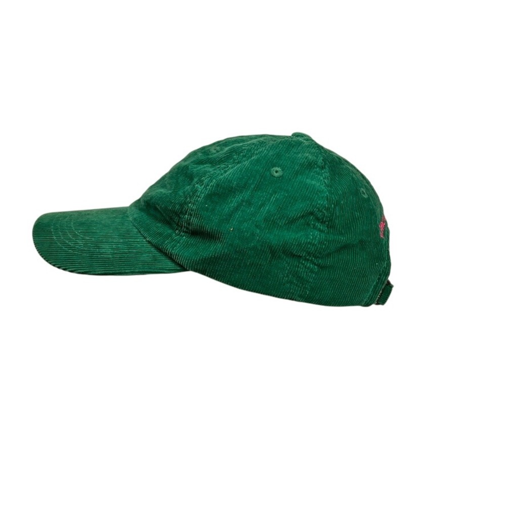Vineyard Vines Green Corduroy Whale Logo Adjustable Baseball Cap Hat Mens Womens - Picture 5 of 7